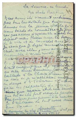La Louvesc - Wejście do wsi przez drogę do Annonay — ILLUSTRÉE ARDÈCHE n°47 — Rewers