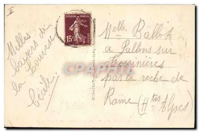 Le Puy — Bulwar Elżbiety i Miasto — Wyd. L. B. n° 7562 — Rewers