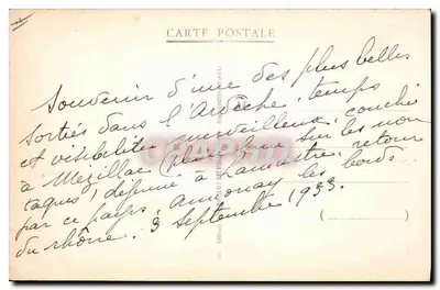 La Louvesc (Ardèche) — O Monte Chalx e a Cidade (alt. 1234 e 1050 m.) — Care d'air — Verso