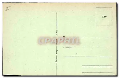 La Louvesc (Ardèche) — A Praça e a Basílica — Edições Marguerit-Bremond, Le Puy — Verso