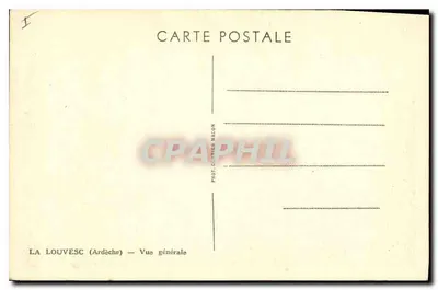 La Louvesc (Ardèche) — Vista geral — Fot. Corr. Macon — Verso