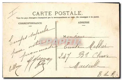 Lalouvesc (Ardèche) — Boulevard des Eléganis — R. Pagyton, fot. edit. — Verso