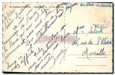 ला लूवेस्क (अर्टेच) — सामान्य दृश्य — ऊँचाई 1050 मीटर — फोटो जी. बैकॉन — पीछे