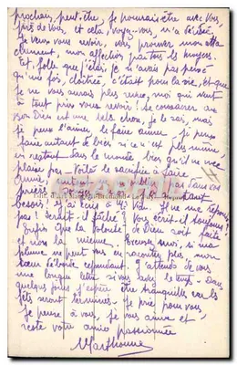 Un bosque bajo en la carretera de St-Félien a La Louvesco — Tarjeta postal antigua n.º 7328, editor no visible — Reverso