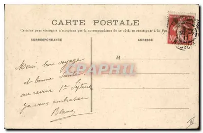 La Louvesc - Allée de la Fontaine — Fototipia Paillot, Lione, n°26 — Verso