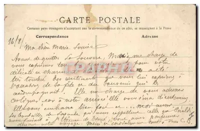 La Louvesc — Wodospad Grange Neuve — Fototypia Pailler — Lyon, n°80 — Rewers
