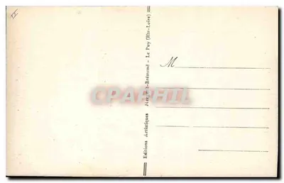 Le Gerbier des Joncs (Ardèche) — Primeiro confluente da Loire — M. B. Le Puy — Verso