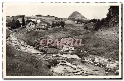 Gerbier-des-Joncs — confluência da Loire e da Aigueneire — Edição Marguerite Rémond - Le Puy