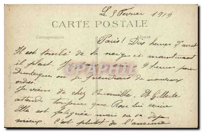 Arc de Triomphe de l'Étoile — Paryż — wydawca E.P.D. n° 4088 — Rewers