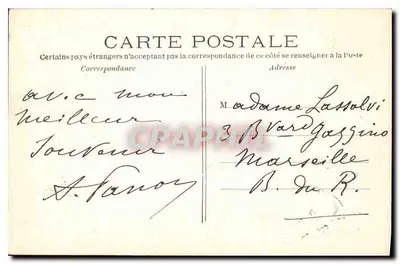PARYŻ — Ogólny widok mostu Alexandre III i Esplanade des Invalides — C.M. nr 455 — Rewers