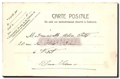 Paris - A Igreja da Madeleine — editor anônimo, n° 5183 — Verso