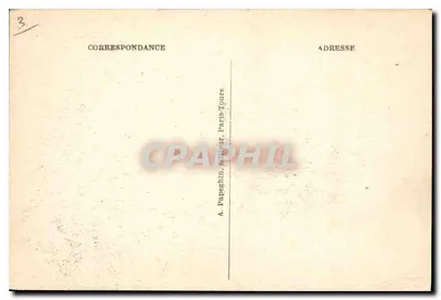 Paryż — Katedra Notre-Dame — Absydę i most — A. P. — Rewers