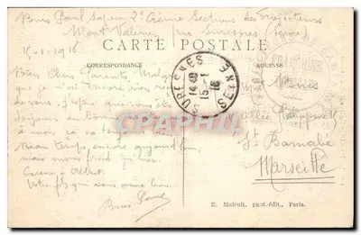Paris — Igreja de Nossa Senhora — E. M. n° 5062 — Verso