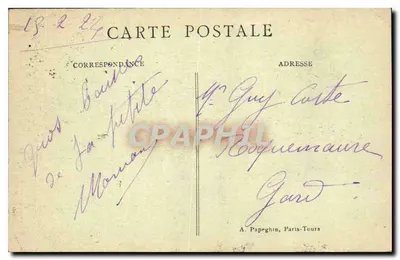 Paryż — Arc de Triomphe — A. P. (wydawca) — Rewers