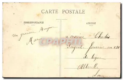 Paryż - Las Boulogne - Jezioro Saint-James — wydawca nie widoczny, nr serii 485 — Rewers