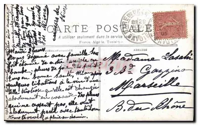 Paryż nad Seiną i Quai d'Orsay — widok mostu i budynków — M.S.&C.3 — Rewers