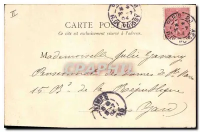 Statue de Louis XIII — Paris — B.F., Paris, n° 143 — Verso