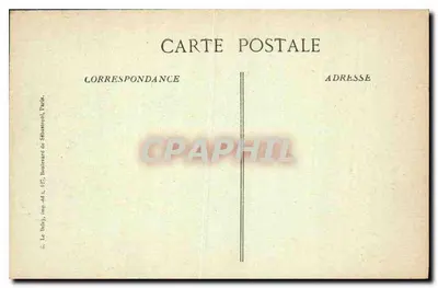 Place de la Bastille — Kolumna Lipca — Wydawca E. Le Tallec, Paryż — Rewers
