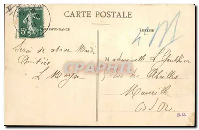Buttes Chaumont — Widok na kioszek i jezioro — Wydawca: Paryż, nr 116 — Rewers