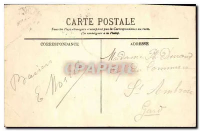 Paryż — La Madeleine i Boulevarde de la Madeleine — LL. — nr 1198 — Rewers