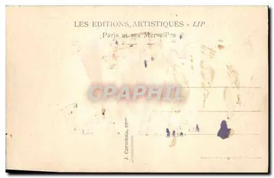 PARIS — Le Panthéon — LIP (construit sur les plans de Soufflot) — Rewers
