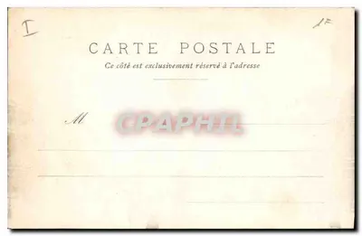 Corte do Louvre — Paris — editor anônimo, n° de série 68 — Verso