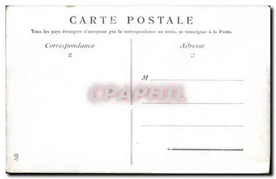 Paris - Buttes Chaumont le Pont — éditeur AB — Verso