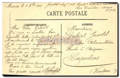 Paryż — Rue Soufflot i Panthéon — Rewers