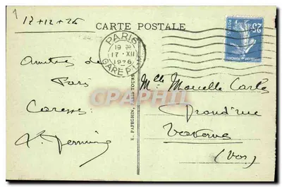 Paris - Funiculaire et Basilique du Sacré-Cœur de Montmartre - A. P. - n°459 — Rückseite