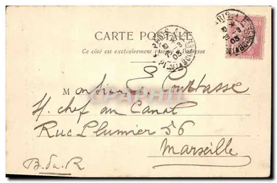 Tomb of Napoleon I — Palace of the Invalides — publisher F. Delabasse, no. 103 — Back