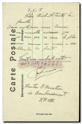Parijs — Het Grand Palais — Uitgever: Impr. Edia, Versailles — Achterkant