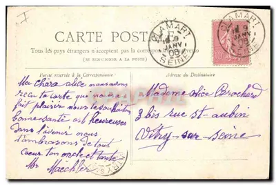 París — Iglesia de San Agustín — Colección Petit Journal — Reverso