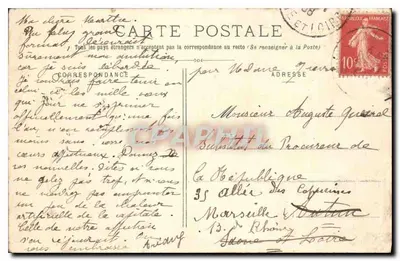 Paryż - Conciergerie i Wieża Godzinna — G. I. n° 1448 — Rewers