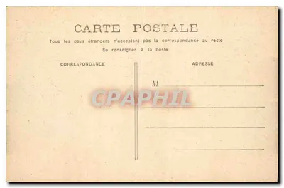 PARIS - La Conciergerie — widok mostu i rzeki z łodzią — wydawca ROYAU & POIBSY — Rewers
