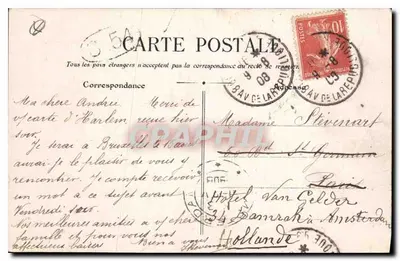 Paris — Igreja da Sorbonne e Monumento Auguste-Comte — Magasins Réunis — Verso