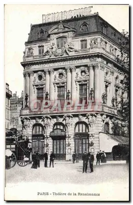 PARIS - Teatro da Renascença — fachada decorada, inscrição 'Renaissance' — número de série não visível