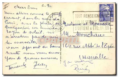Paryż (IIIe) — Katedra św. Nikodema Champs — LL. — Rewers