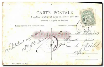 Paris - A Bolsa — Imp. P. Scrsider et Cie, Paris — Verso
