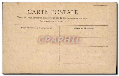 PARIS — O Palácio de Justiça — Coleção Petit Journal — Verso