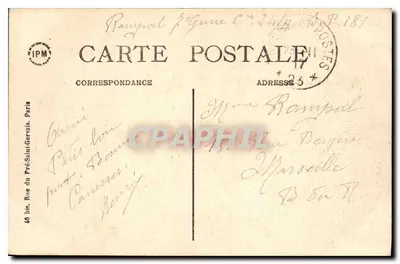 Parijs — De Kerk van de Madeleine — D.C. Gaby & Cie, n°78 — Achterkant