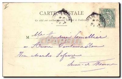 Parijs - Het Grand Palais op de Champs-Élysées — uitgever J. van Embrasse, n°30 — Achterkant