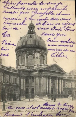 Paris — L'Institut de France — P. P. C. — Paris