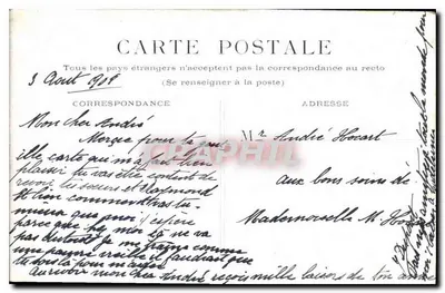Paris — Statue de la République — Éditeur non identifié, n° de série non visible — Verso