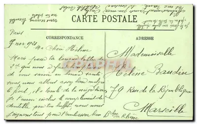 Paris — O Vale de Grâce — editor L.I. n°378 — Verso