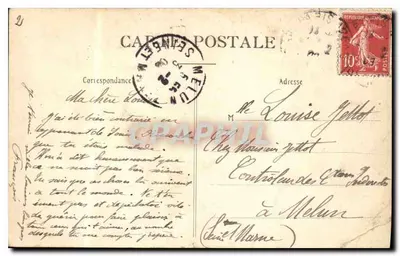 Parigi — Giardino del Luxembourg — Fontana Carpeaux — Verso