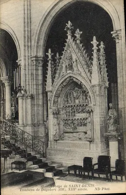 Tombeau de Dagobert — Abbaye de Saint-Denis — ND Phot. n° 42