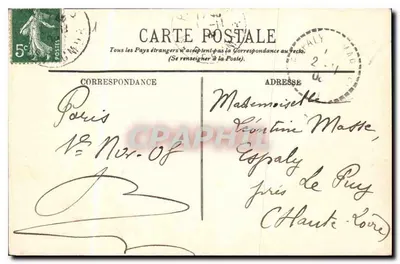 Paris — Boulevard de la Madeleine — LL. — n° 1197 — Achterkant