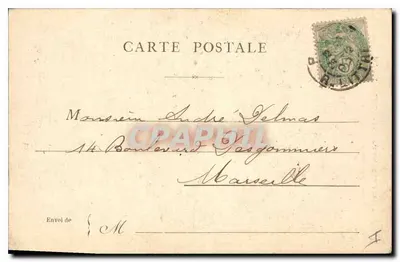 CPA Paris la Bastille Colonne du Juillet — Verso