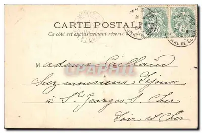 Paris — Fontaine Saint-Michel — L. J. & Cie, édit., Angouilème-Paris — Verso