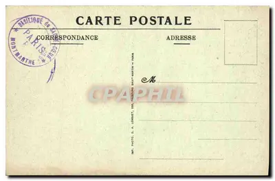 Basiliek van het Heilig Hart van Montmartre — De banken van het koor — V.N. N°13 — Achterkant